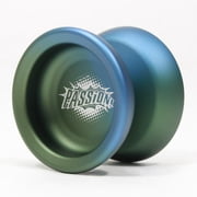 iYoYo PASSiON Yo-Yo - Aluminum - Great Responsive Beginner YoYo Green/Blue Fade