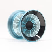 iYoYo SONicWAVE Yo-Yo - Stainless Steel Rings - Polycarbonate YoYo Light Blue/Black Hub/Black Ring