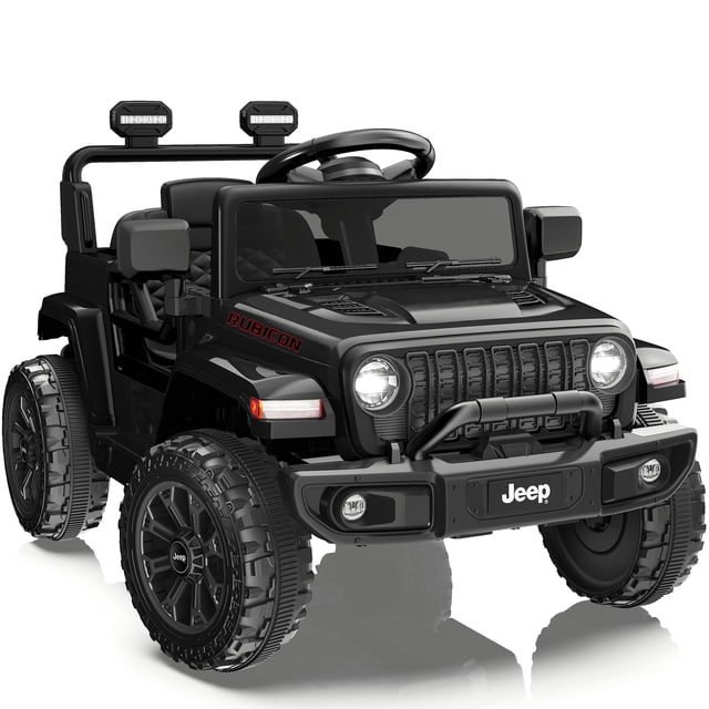 iYofe 12V Jeep Wrangler Rubicon Powered Ride On Car, Electric Car for ...