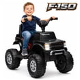 thumbnail image 1 of iYofe 12V Kids ATV Ride on, Ford F-150 Ride on Toys w/LED Lights, Battery Powered Riding Toy Car for Kids Toddlers 2-4, Black, 1 of 6