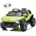 thumbnail image 1 of 12V Ride on Toys, Licensed Volkswagen Beetle Powered Ride on Cars with Remote Control, Bluetooth, Music, USB Ports, LED Lights, 4 Wheels Suspension, Electric Car for Kids Boys Girls Ages 2-5, Green, 1 of 9