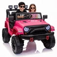 thumbnail image 1 of 24V 2 Seater Ride on Car Truck for Kids, Kids' Electric Vehicles W/ Parent Control, Bluetooth, Led Lights, 24 Volt Ride on Toys for Boys Girls, Kids Cars to Drive Four Wheelers Battery Powered, 1 of 6