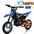 thumbnail image 1 of iYofe 24V Electric Dirt Bike, 250W Electric Motorcycle Ride On Toys, Battery Powered Motorcycle Electric Car, Up to 13.7 MPH for Kids Ages 13+ Blue, 1 of 11