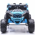 thumbnail image 1 of iYofe 24V Ride on Toys for Big Kids, 2 Seater Kids Electric Car W/Parent Remote, 4 Wheeler Suspension, Bluetooth, Music, Led Light, Kids' Electric Vehicles for Girls Boys 4-8, Blue, Battery Powered, 1 of 8