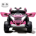 thumbnail image 1 of iYofe 24V Ride on Toys for Big Kids, 2 Seater Kids Electric Car W/Parent Remote, 4 Wheeler Suspension, Bluetooth, Music, Led Light, Kids' Electric Vehicles for Girls Boys 4-8, Pink, Battery Powered, 1 of 8