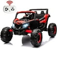 thumbnail image 1 of iYofe 24V Ride On UTV Car with Remote Control, Battery Powered Ride On Toys for Kids, 4 Wheels Ride on Vehicle with Music, USB, Bluetooth, Electric Cars for Kids Boys Girls 3-8 Ages Gifts, Red, 1 of 8