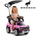 thumbnail image 1 of iYofe Ford Bronco 3-in-1 Toddler Push Car for Ages 1-3, Ride On Toy with Adjustable Parent Handle, Canopy, Safety Guardrail, Horn & Silent Wheels, Push Car for Toddlers, 1 of 8