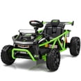 thumbnail image 1 of iYofe 36V Electric Ride on Car, 500W Electric Car for Kids with EVA Wheel, Max Speed 9 mph, Spring Suspension, Adjustable Seat, Bluetooth, Powered Ride on Toys for Big Kids Boys Girls, Green, 1 of 10