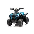 thumbnail image 1 of iYofe 6V Kids Ride on ATV Quad, Battery Powered 4-Wheeler Electric Toy for Toddlers Ages 3-5 with Anti-Slip Wheels, Indoor & Outdoor Ride on Car, Gifts for Birthday & Christmas, Blue, 1 of 7