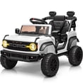 thumbnail image 1 of iYofe Ford Ford Bronco Raptor Electric Ride on Cars for Kids, 12V Powered Ride on Toys Truck with Remote Control, 4 Wheels, Spring Suspension, White, 1 of 7
