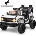 thumbnail image 1 of iYofe 12V Licensed Ford Bronco Raptor Powered Ride-On Truck with Remote Control for Kids, Ages 3+, White, 1 of 7