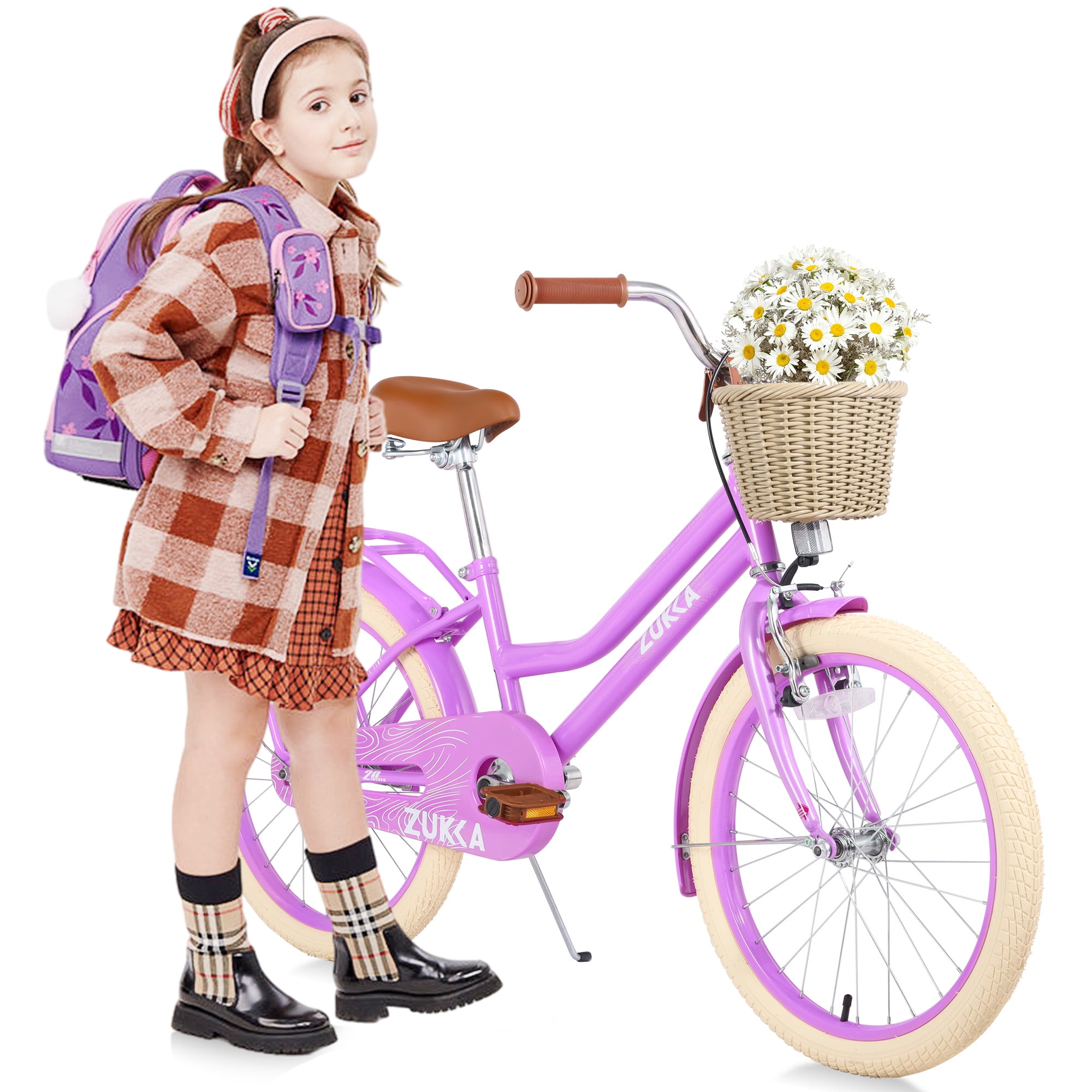 iYofe Girls Bike 20in for 710 Years Old Kids Bicycle, Girls Bicycle