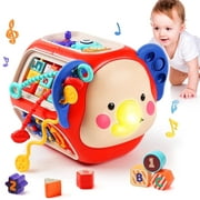 iYofe Kids Baby Activity Cube with Music, 20 in 1 Montessori Toys for 1 2 Year Old Girls Boys, Educational Toys for for 12M+ Baby Toddler, Infant Sensory Developmental First Birthday Gift