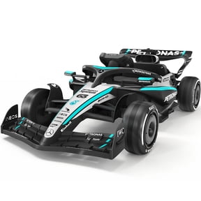 Mercedes-Benz F1 W16 Electric Go Kart, iYofe 12V Go Kart for Kids with Remote Control, Soft Start & Soft Stop, Built-in Music, Bluetooth, Ride on Toys for Kids 3-5