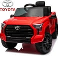 thumbnail image 1 of iYofe Red 12V Toyota Tundra Powered Ride On Cars with Remote Control, Ride On Toys for Kids Boys Girls, 4 Wheels Ride on Trucks with Bluetooth, Music, USB, Electric Cars for Kids 3-6 Years Old Gifts, 1 of 9