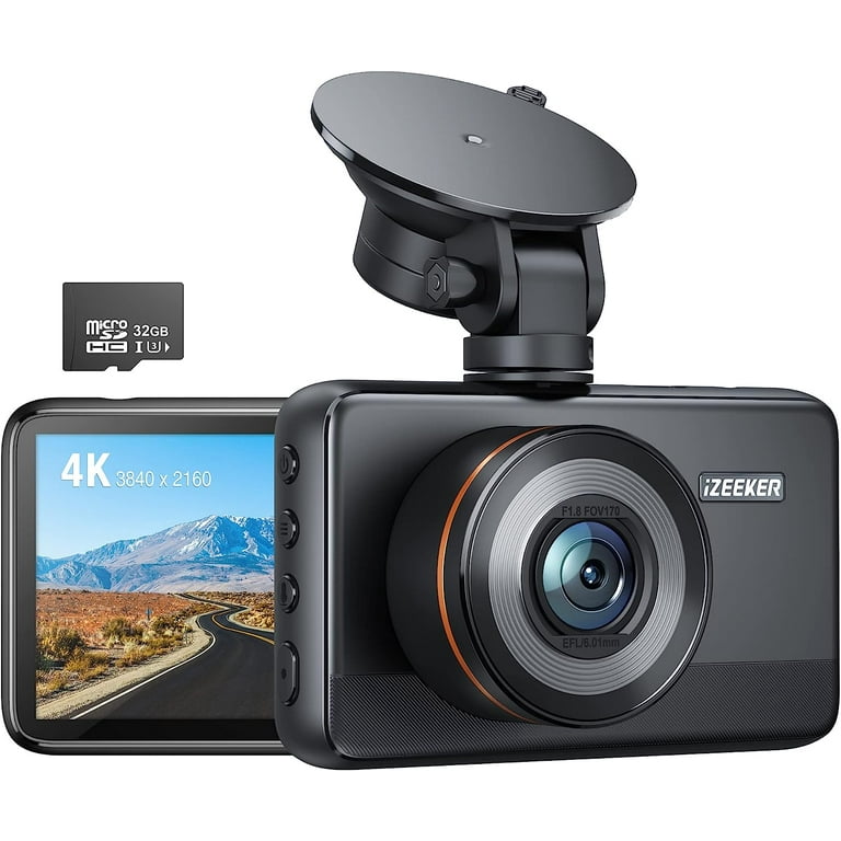 Apeman 2K &1080p Dual Dash Cam, 2688x1520P Max, Front and Rear Camera for Cars with 3 inch IPS Screen, Support 128gb, Driving Recorder with IR Sensor