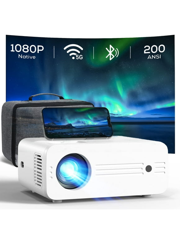 iZEEKER 4K Projectors with wifi and Bluetooth ,Native 1080P Projection,9000 Lumens,with Carry Bag