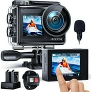 iZEEKER Action Camera iA200 4K 30FPS 24MP, 40M Waterproof Underwater Camera