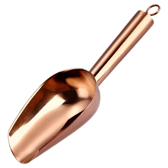 iZHH Mini Ice Scoop, Stainless Scoops for Candy/Flour/Sugar, Small Metal Scoops for Party/Canisters Jars/Kitchen Bar/Ice Maker, Rust Proof & Dishwasher Safe, I