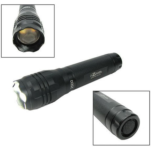iZoom 2500 Lumen COB LED Ultra Bright Tactical Flashlight