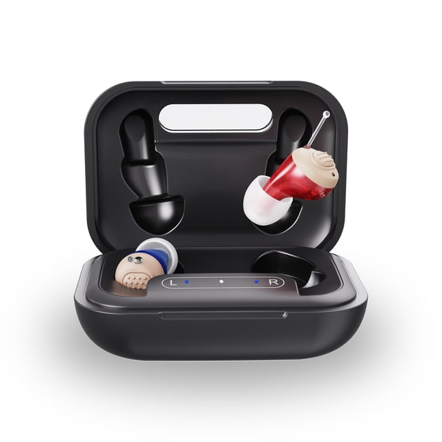 Lansion Personal Sound Amplifier for Seniors, Rechargeable, Comfort Ear ...