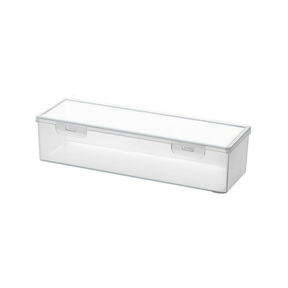 iaksohdu 1560ml Spaghetti Box Lid Large Capacity Fresh Keeping Transparent Box Multifunctional Storage Food Grade Dry Noodles Storage Box Refrigerator Food Container Kitchen Supplies