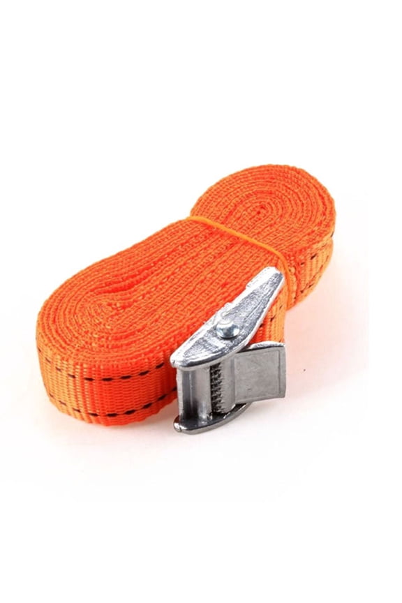 2.5m Heavy Duty Metal Cam Buckle Cargo Luggage Bag Nylon Tie Down Strap Belt