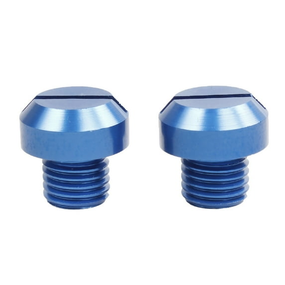 iaksohdu 2Pcs Rearview Mirror Mount Anti-Rust Easy to Install Anodized Finish Motorcycle M8 M10 Rear View Mirror Hole Plugs Screw for Suzuki/for Honda/for Yamaha/for Kawasaki