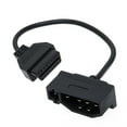 thumbnail image 1 of iaksohdu 7 Pin Connector Adapter OBD1 to OBD2 Diagnostic Scanner Cable Adaptor for Ford, 1 of 7