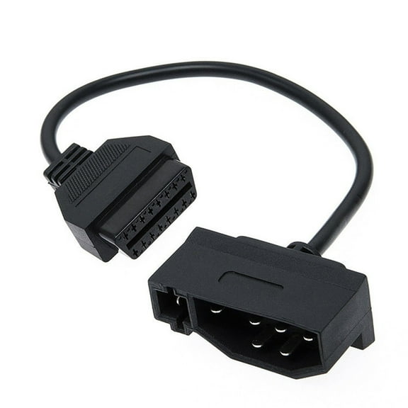 iaksohdu 7 Pin Connector Adapter OBD1 to OBD2 Diagnostic Scanner Cable Adaptor for Ford