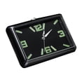 thumbnail image 1 of iaksohdu Analog Car Clock Rectangular High/Low Temperature Resistant Fluorescent Digital Button Battery Operated Car Decoration Pointer Universal Car Dashboard Mini Clock for Automobile, 1 of 8