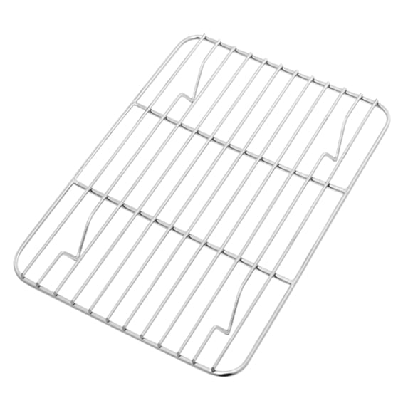 iaksohdu Barbecue Grill Multipurpose Food Grade Heat-resistant Non-stick Thick Roast Meat Stainless Steel Outdoor BBQ Grilling Mesh Cooking Accessories