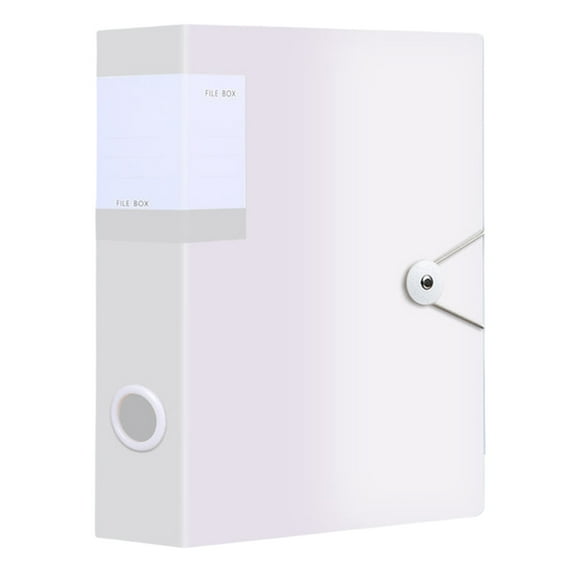 iaksohdu File Folder Large Capacity Multi-functional Waterproof PVC A4 Insert Type Document Organizer Office Supplies