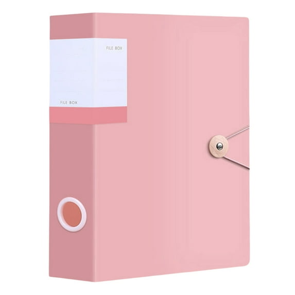 iaksohdu File Folder Large Capacity Multi-functional Waterproof PVC A4 Insert Type Document Organizer Office Supplies