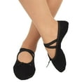 thumbnail image 1 of iaksohdu Kid Adult Canvas Soft Ballet Dance Shoes Pointe Dancing Gymnastics Slippers, 1 of 8