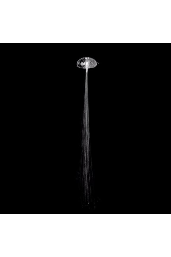 LED Light Up Braid Luminous Fiber Optic Hairpin Decor for Halloween Party Bar