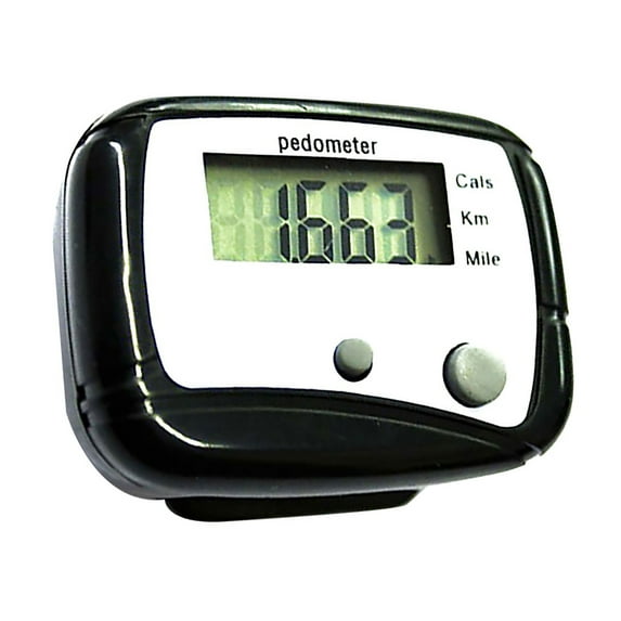 iaksohdu Pedometer Multi-functional Battery-saving ABS Portable Walking Counter for Walking