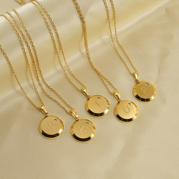 iamond-set 26 Letters on Stainless Steel: A Stunning Necklace for Every Occasion