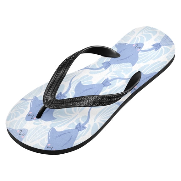 iauyy Unisex Printed Flip Flop Sandals - Lightweight Non-Slip Beach Shoes,Animals