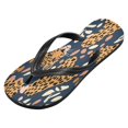 thumbnail image 1 of iauyy Unisex Printed Flip Flop Sandals - Lightweight Non-Slip Beach Shoes,Leopard Image, 1 of 8