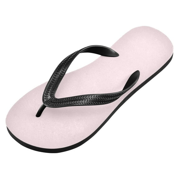 iauyy Unisex Printed Flip Flop Sandals - Lightweight Non-Slip Beach Shoes,Light Pink