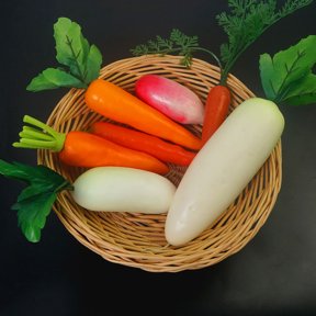 ibasenice 1 Set 6 Pcs Artificial Vegetable Simulation Plastic Holiday Window Display