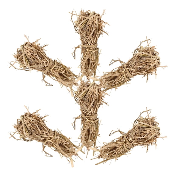 ibasenice 1Set Nest Box Bedding for Chicken Shredded Straw Light Yellow Comfortable Resting