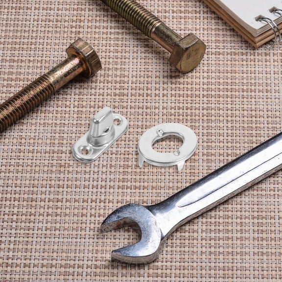 ibasenice 10Sets Metal Rotating Button Snap Fasteners for Secure Furniture Assembly and Electronics