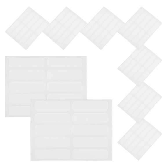 ibasenice 100 Pcs Writable Fabric Labels for Clothing, Iron-free, Washable