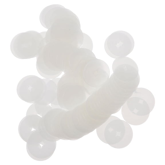 ibasenice 100Pcs Peg Hook Stoppers in Assorted Colors Reusable Plastic Pegboard Clips for Daily Use