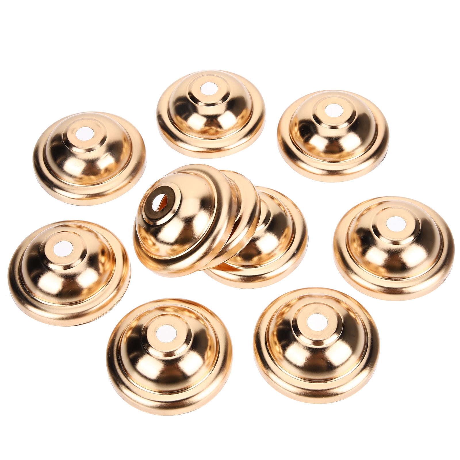 ibasenice 10Pcs Golden Metal Ceiling Canopy Plate for Pendant Lighting ...