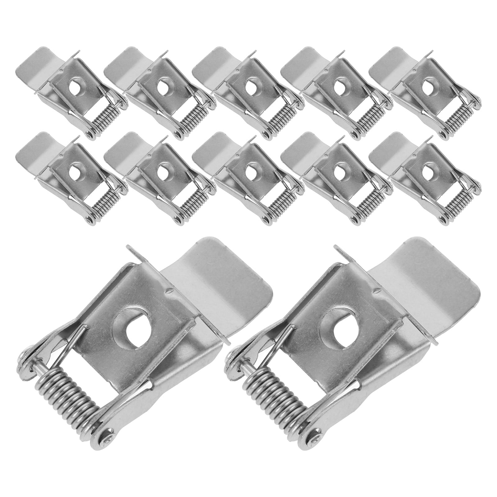 ibasenice 10Pcs Panel Light Spring Clip Metal Replacement Upgrade ...