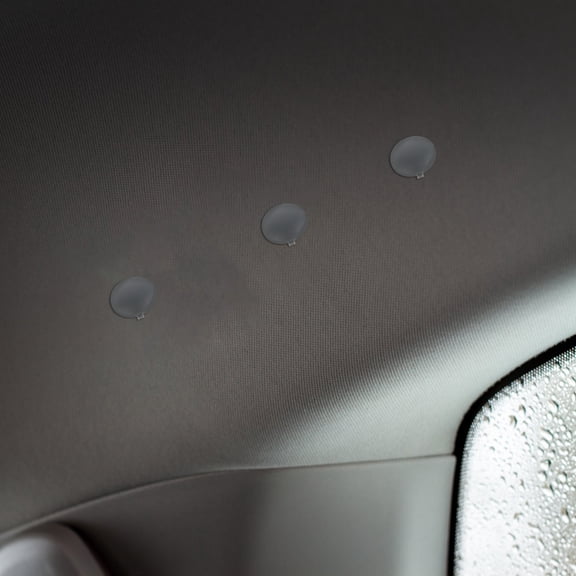 ibasenice 10Pcs Plastic Hinged Screw Caps for Automotive Roof Shutter Panel Dark Grey