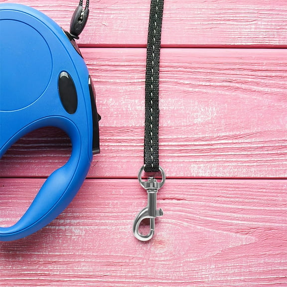 ibasenice 10Pcs Stainless Steel Swivel Snap Hooks Heavy Duty Dog Chain Clips Silver